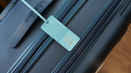 客製化招財貓皮革行李吊牌 / 書簽 (可刻字)