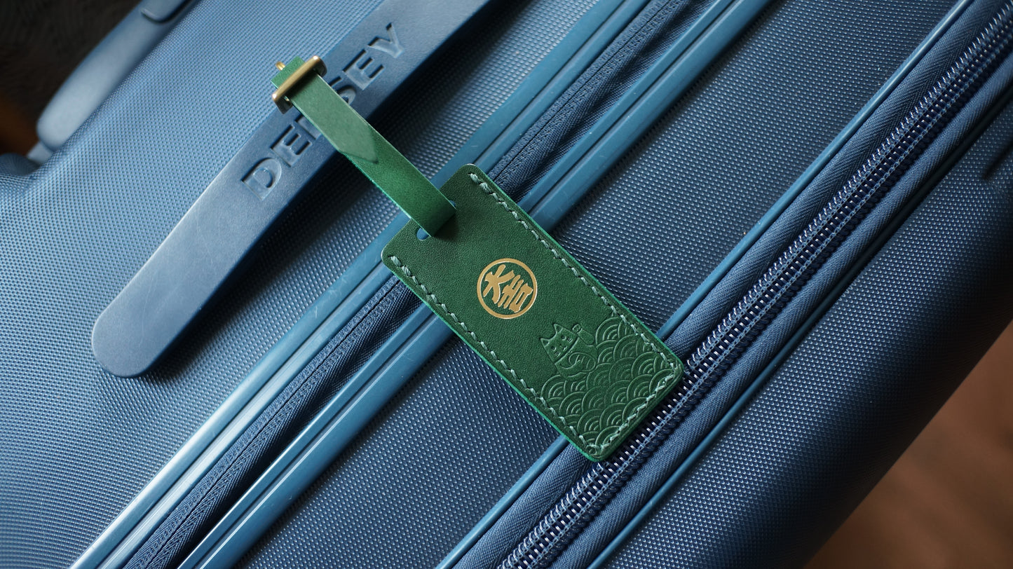 大吉緣起物皮革行李吊牌 (限時現貨)