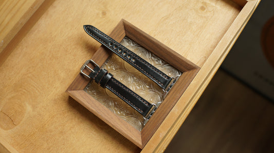 意大利馬臀皮革錶帶15mm Apple Watch