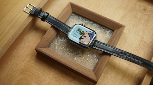 意大利馬臀皮革錶帶15mm Apple Watch