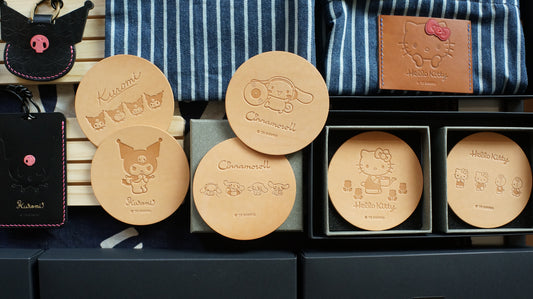 Hello Kitty / Kuromi / Cinnamoroll 皮革杯墊