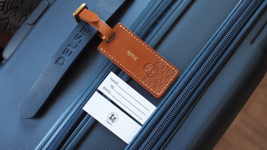 達摩皮革行李吊牌 Version 2 (可刻字)