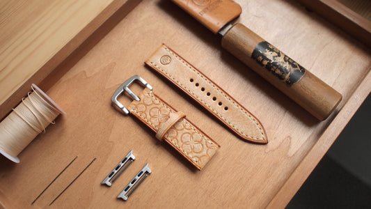 Apple Watch 貓掌皮革錶帶訂製