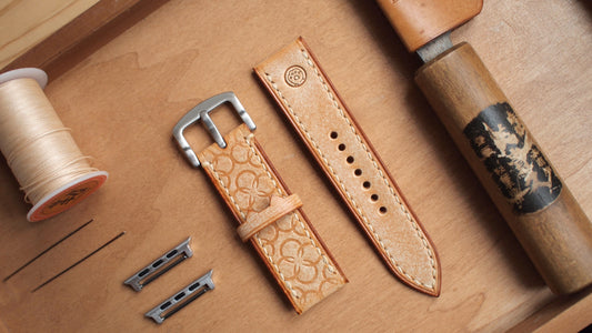 Apple Watch 貓掌皮革錶帶訂製