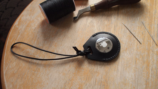 招財貓AirTag皮革保護套 (可刻字)