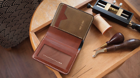 客製化意大利皮革短銀包