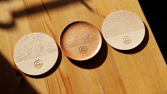 富士山皮革杯墊