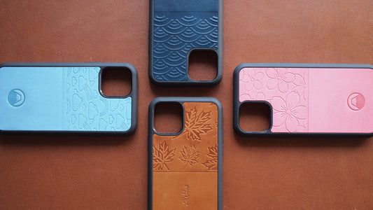 富士山皮革手機殼 iPhone