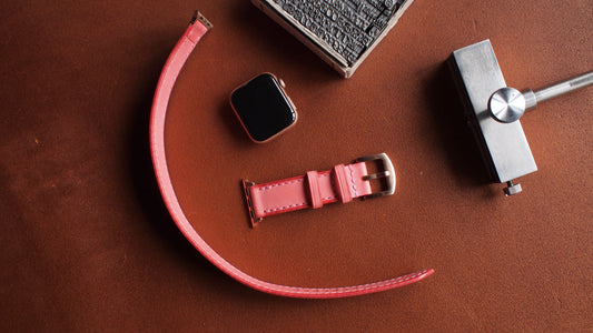 客製化皮革錶帶雙圈款訂製 Apple Watch Double Loop