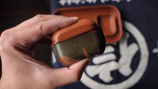 Airpods Pro / Airpods Pro 2 迷彩皮革保護套