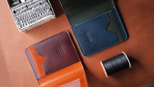 Customized Japanese Cordovan Leather Short Wallet