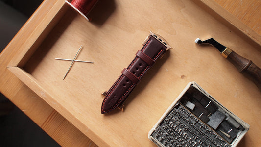 客製化皮革錶帶立體款訂製 Apple Watch