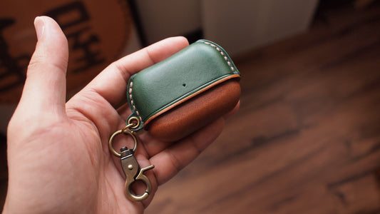 Airpods Pro / Airpods Pro 2 掛扣皮革保護套