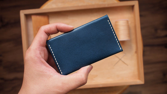 富士山青海波皮革卡片套