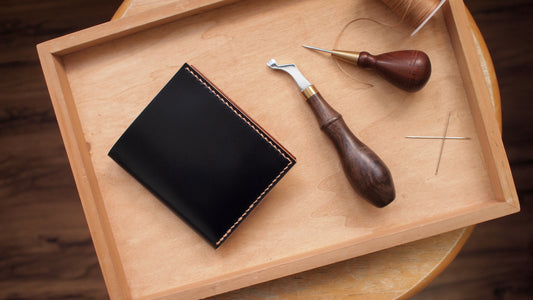 客製化日本馬臀皮革短銀包