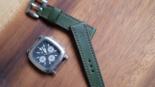 日本櫪木皮革錶帶訂製