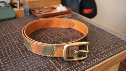 Camouflage Italian Belt/Belt Customization