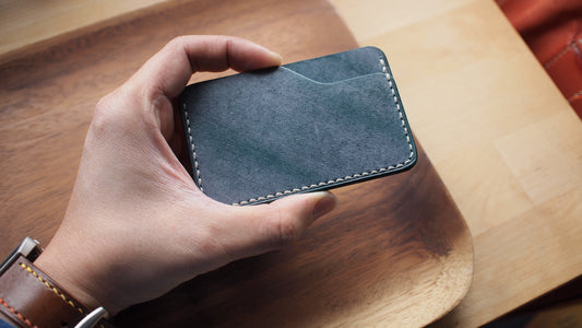 客製化意大利擦蠟皮革卡片套