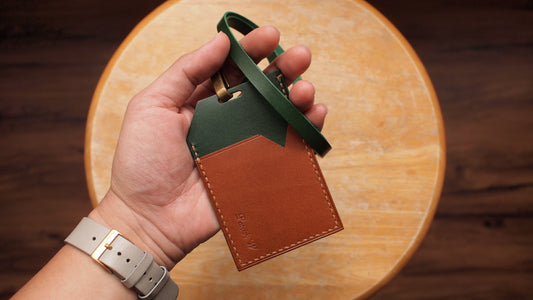 皮革工作證掛套