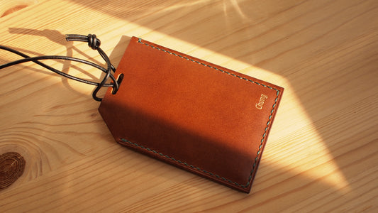 皮革工作證掛套