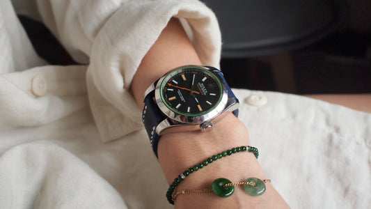 客製化勞力士皮革錶帶 Rolex