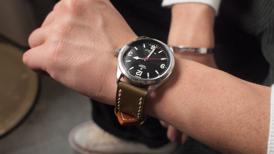 日本馬臀皮革錶帶訂製