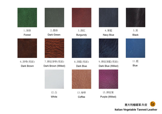 Customized leather two-color thread strap for Apple Watch