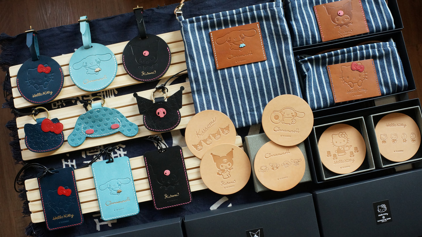 Hello Kitty / Kuromi / Cinnamoroll 皮革行李牌