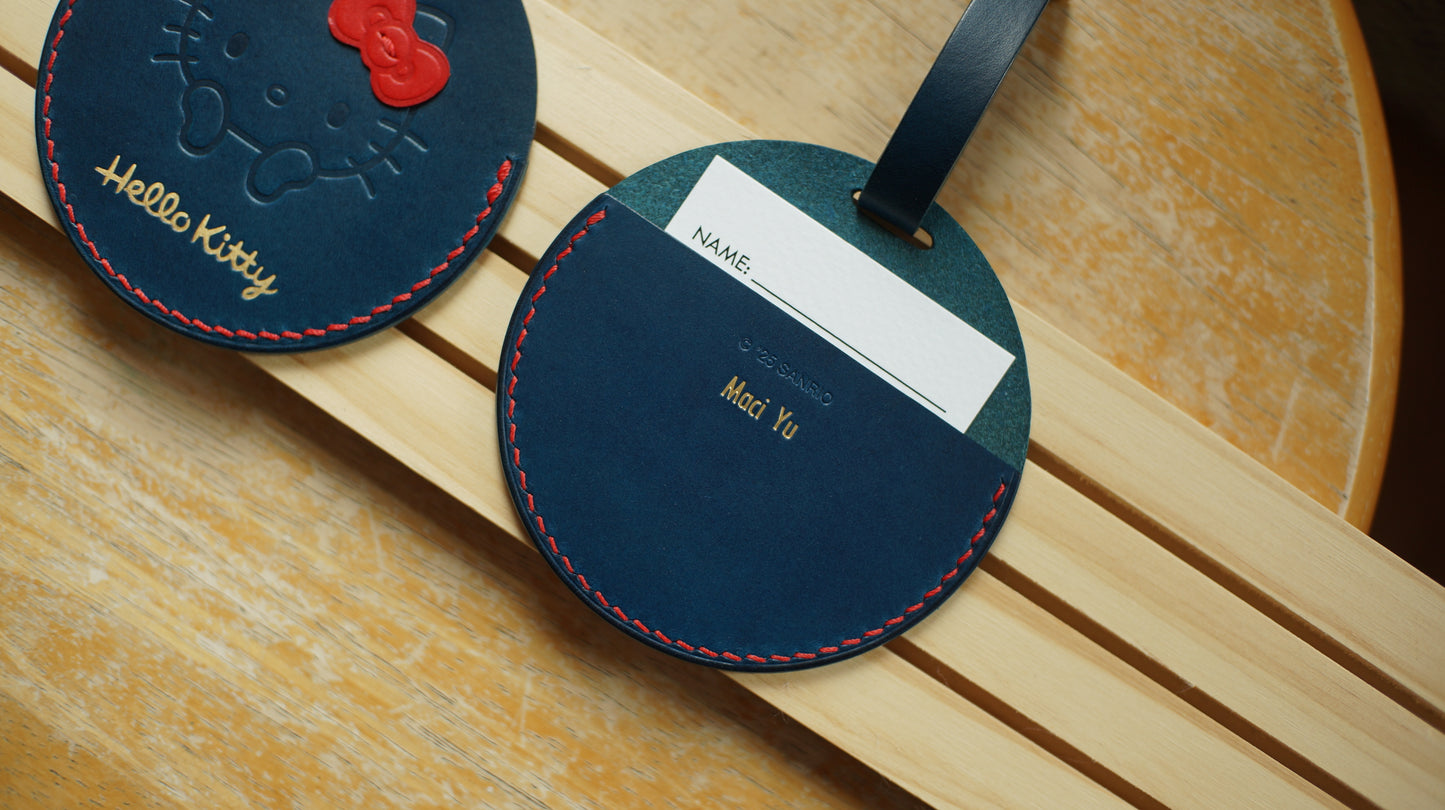 Hello Kitty / Kuromi / Cinnamoroll 皮革行李牌