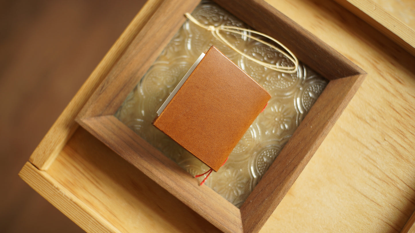 迷你皮革聖誕卡