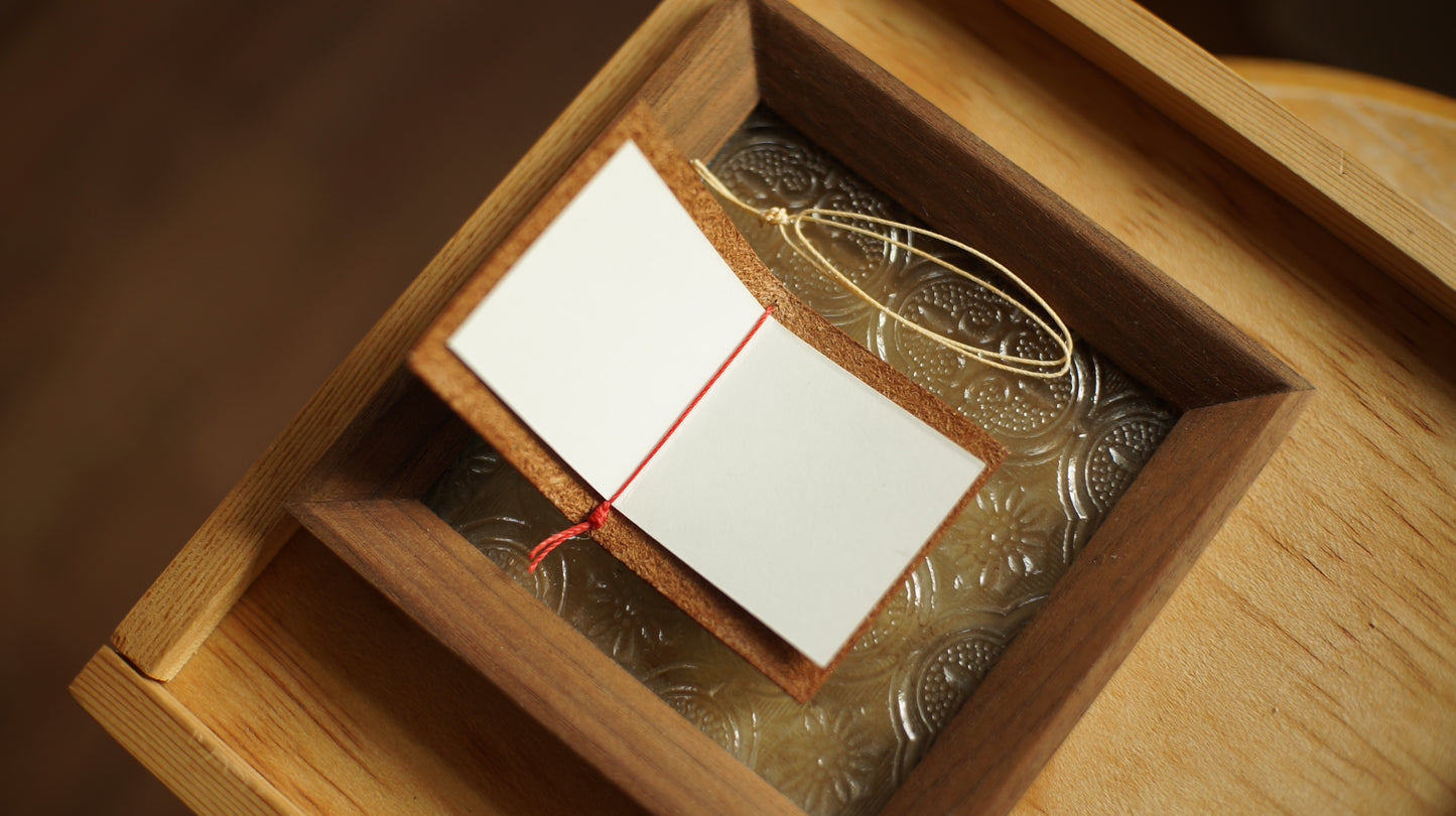 迷你皮革聖誕卡