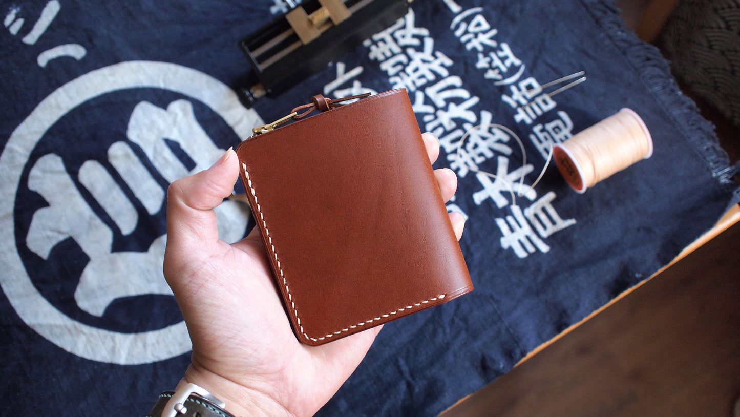 Customized Italian Leather Short Wallet (Change Style)