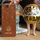 Customized lucky cat leather luggage tag / bookmark (can be engraved)