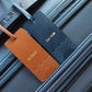 Mount Fuji Leather Luggage Tag / Bookmark