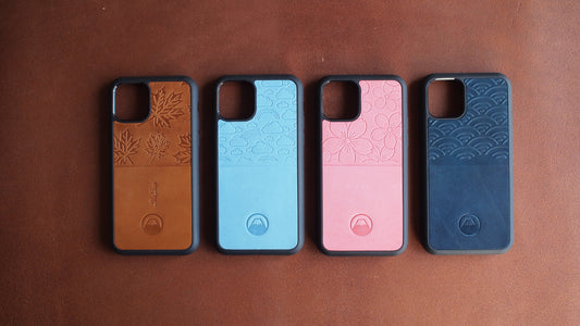 Fuji Mountain Leather Case for iPhone