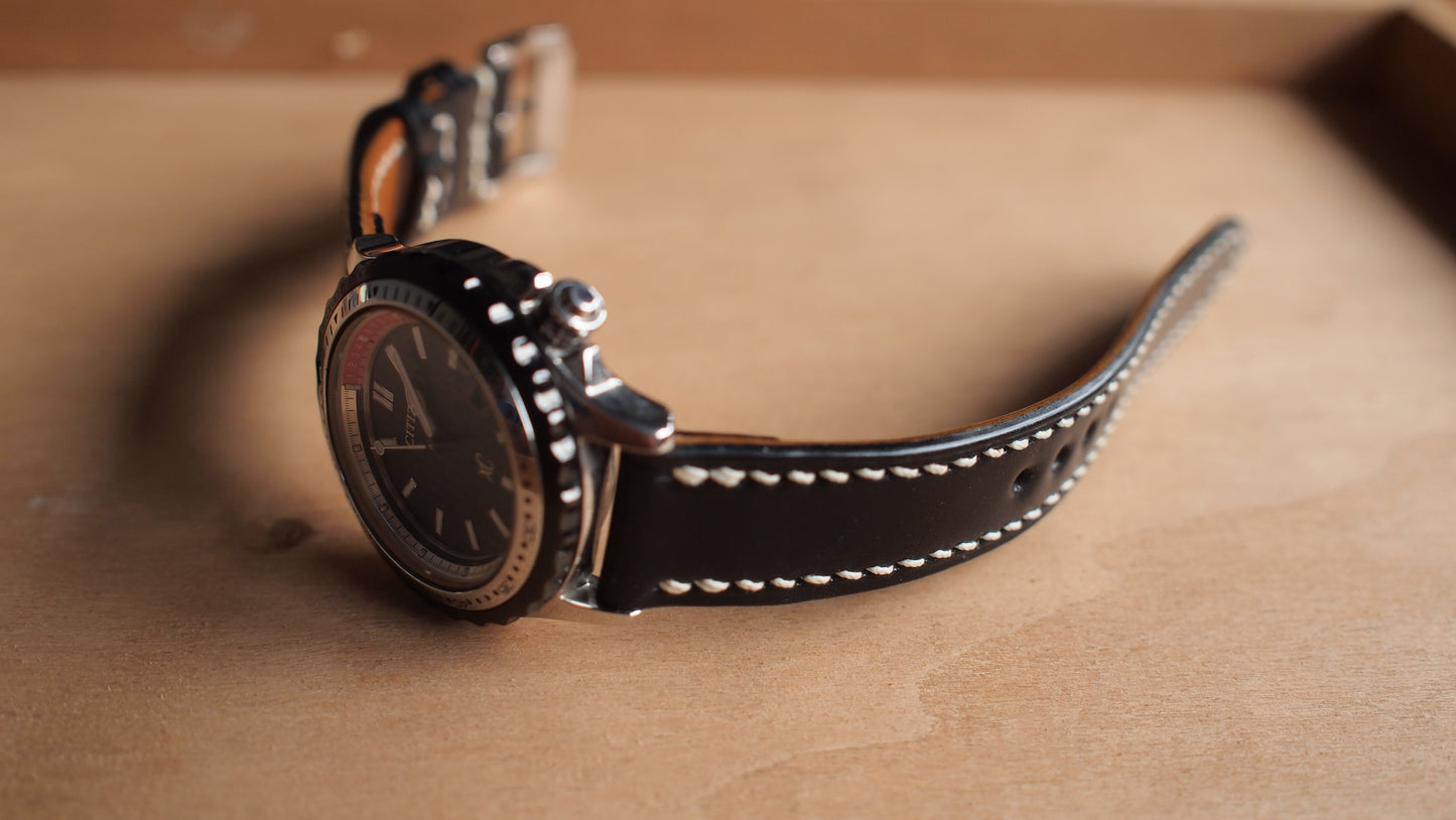 Customized Japanese Cordovan Leather Strap