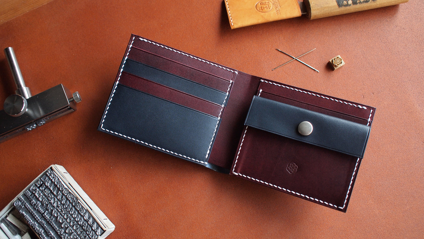 Customized Italian Leather Short Wallet (Change Style)