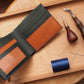 Customized Italian Leather Short Wallet