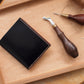 Customized Japanese Cordovan Leather Short Wallet