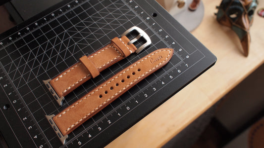 Customized Nubuck Leather Strap Customized Apple Watch