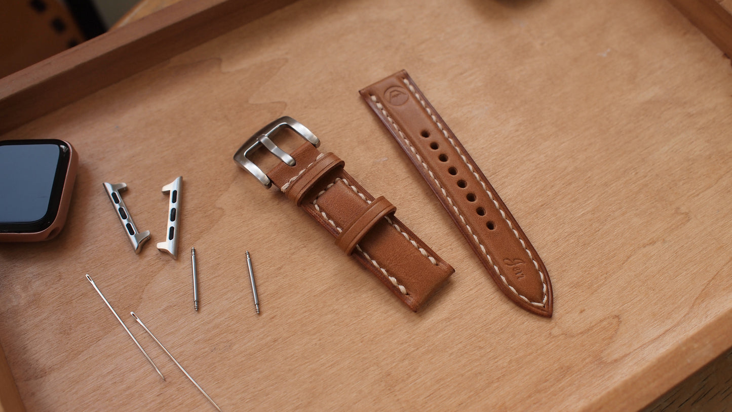 客製化皮革錶帶立體款訂製 Apple Watch