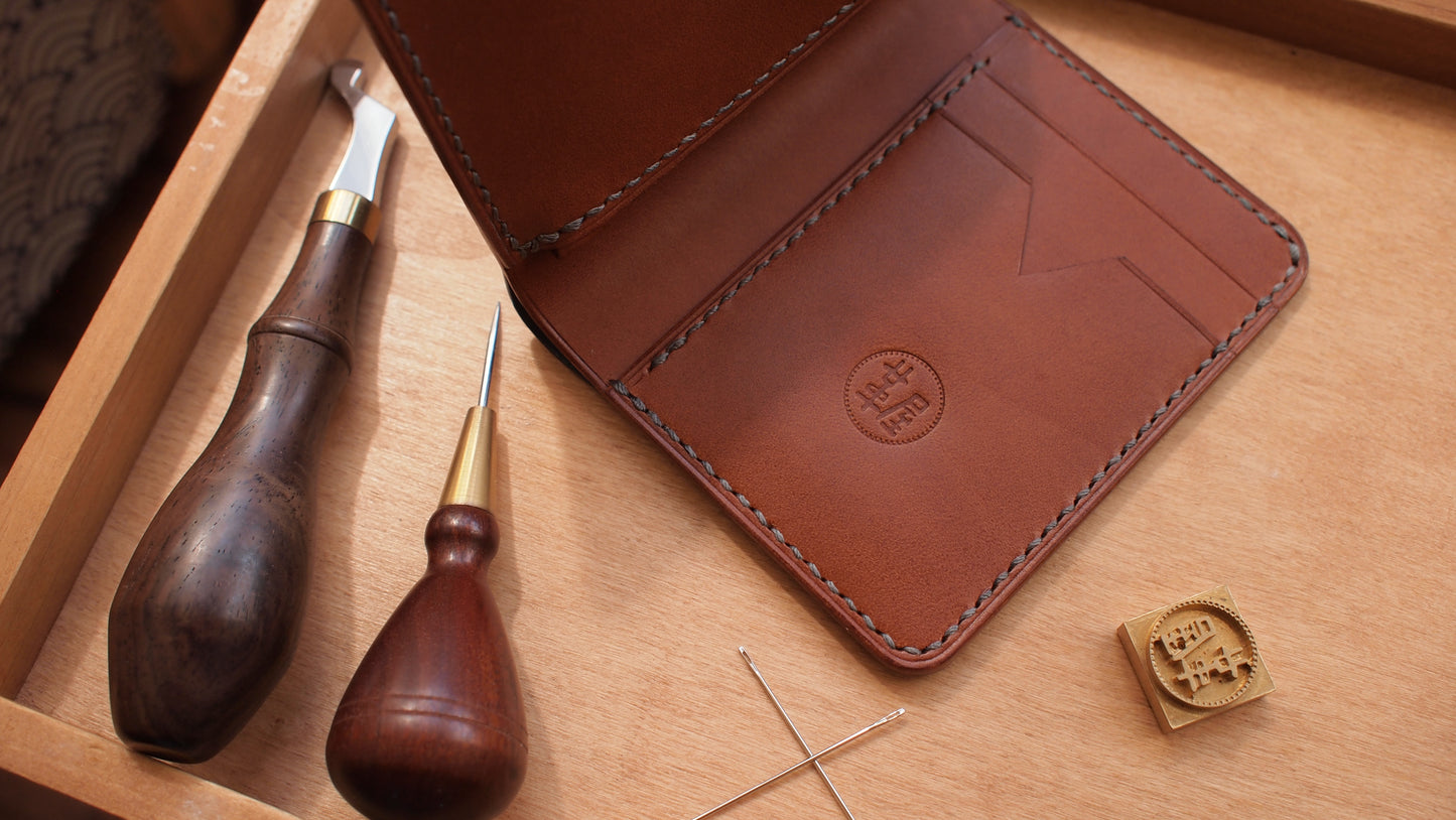 Customized Italian Leather Short Wallet (Change Style)