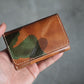 Customized Italian camouflage leather card holder