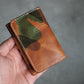 Customized Italian camouflage leather card holder