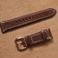 Made-to-order Italian waxed leather straps