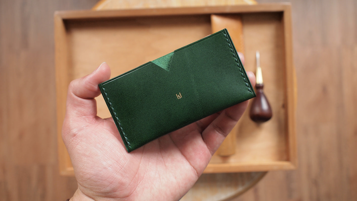 Customized Italian Leather Card Holder