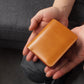 Customized Japanese Cordovan Leather Short Wallet