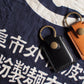 Customized Italian Leather Mini Octopus Holder Keychain