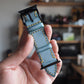 Customized Italian Waxed Leather Strap for Apple Watch